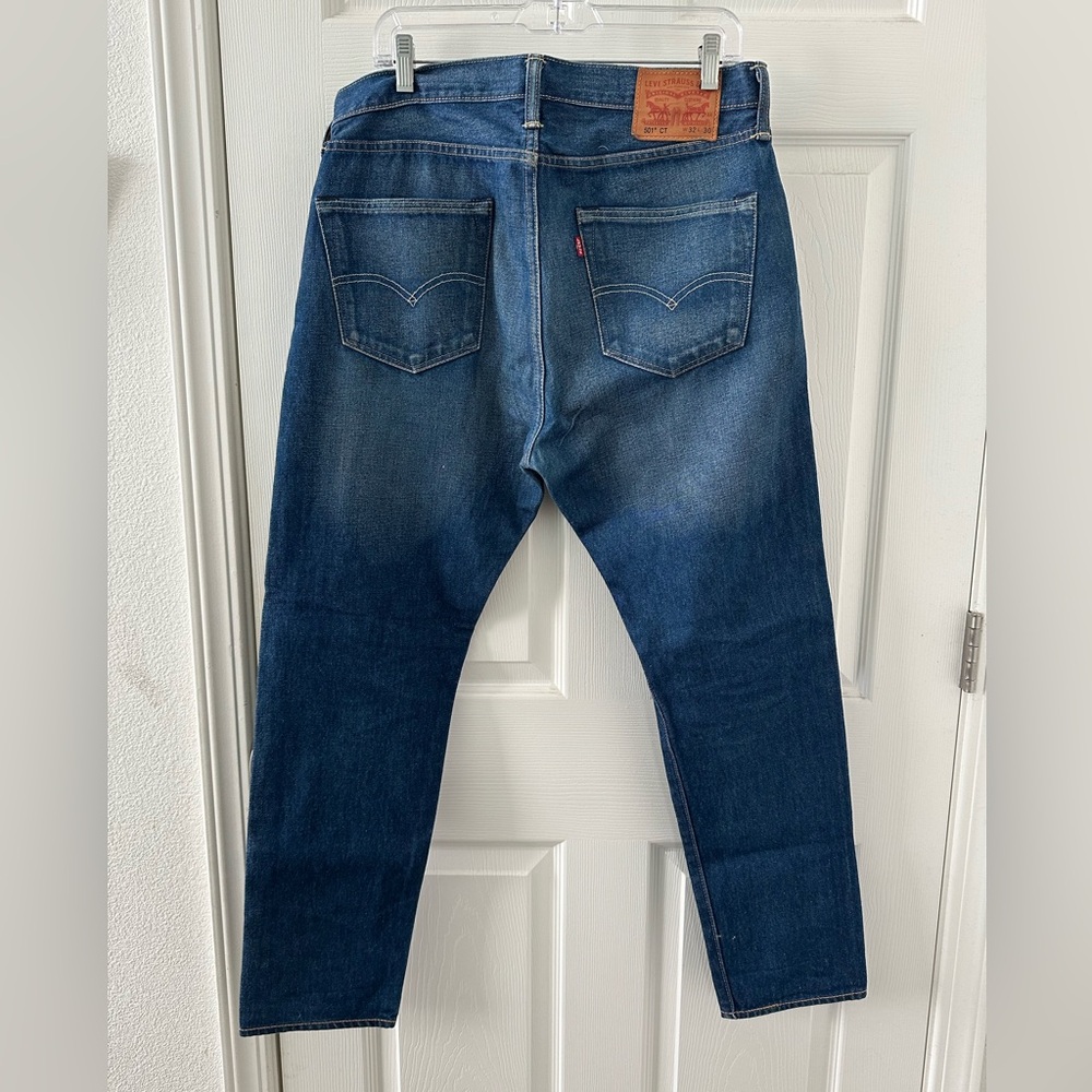 Levi's 501 Dark Indigo Straight Jeans